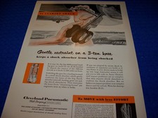 1954 CONVAIR B-36 PEACEMAKER "3-TON KNEE"..1-PAGE ORIGINAL SALES AD.. 149RR
