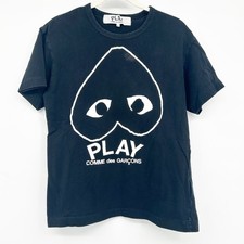 Comme des Garcons PLAY Inverted Heart Logo Graphic Tee T Shirt Size L Unisex