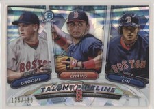 2018 Bowman Talent Pipeline Atomic Refractor /150 Tzu-Wei Lin Michael Chavis 0c2