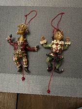 Cat and Giraffe Porcelaine Puppeteer Hand Crafted Puppet Made In China Vintage