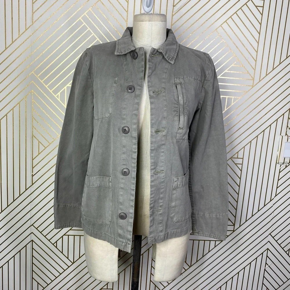 AG Adriano Goldschmied Matty Jacket Coat Military Green Boys Size US Medium