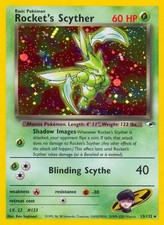 Rocket's Scyther - 13/132 - Pokemon Gym Heroes Unlimited Holo Rare Card NM on eBay