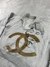 CC Logo Graphic Misfits Sweatshirt Unisex Small Test Print Pullover Distressed