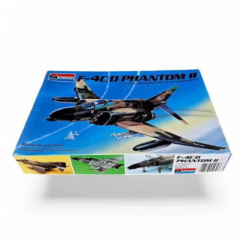 1985 Monogram F-4C/D Phantom II 1/72 Scale Model Kit #5439 New In Sealed Bag - Picture 5 of 7