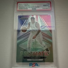 2022-23 Panini Prizm Luka Dončić Prizmatic Silver Prizm #16 PSA 10