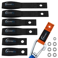 Soft Loops Jet Ski Cleats (7PK) | Quick & Secure Anchor Points for Docking