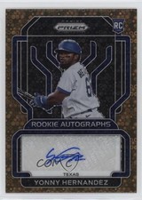 2022 Panini Prizm Rookie Bronze Donut Circle 12/15 Yonny Hernandez Auto 4z8
