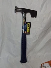 EstWing E3-11 11oz Scored Face Drywall Hammer, Steel, Blue Shock Reduction Grip
