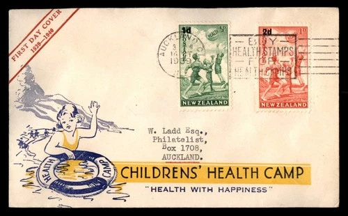 Mayfairstamps New Zealand FDC 1939 Kids Playing Health Camp First Day Cover aax_