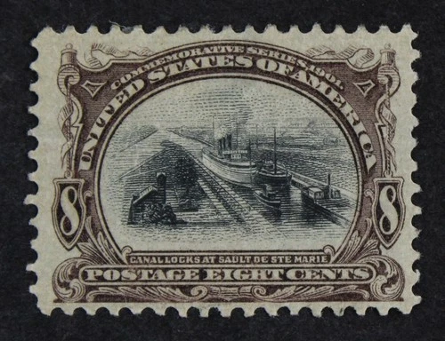 CKStamps: US Stamps Collection Scott#298 8c Mint H OG Small Thin