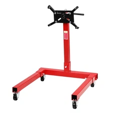 Engine Stand 1250 lbs Motor Hoist Dolly 360 Degree Adjustable Mounting Head