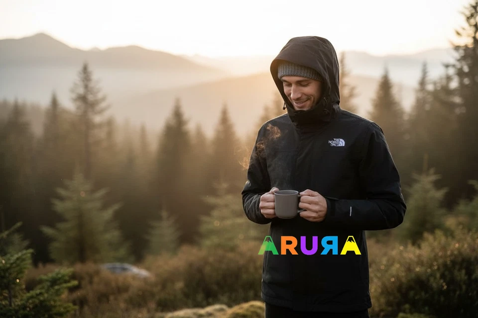 Mens The North Face Toro Peak 3 in 1 Triclimate Waterproof Hooded Jacket Black - Image 4 of 4