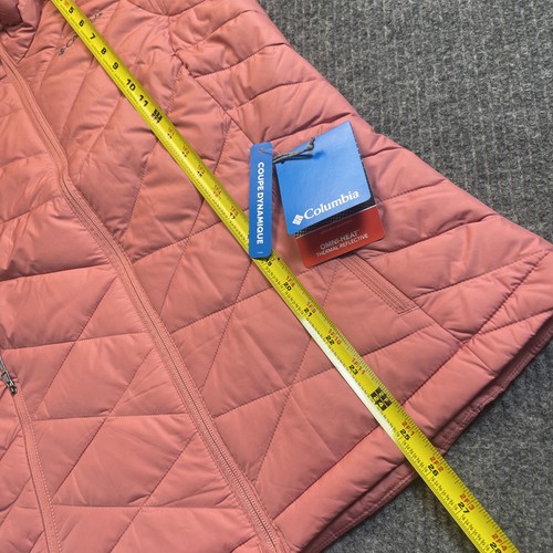 Columbia Womens Size Medium Heavenly Lite II Vest OMNI-HEAT Pink Agave NEW - Picture 14 of 14