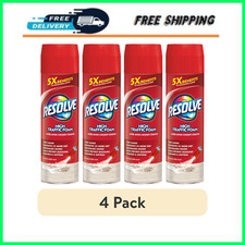 Resolve High Traffic Carpet Cleaner Foam 22 oz 4 Pack Stain Remover