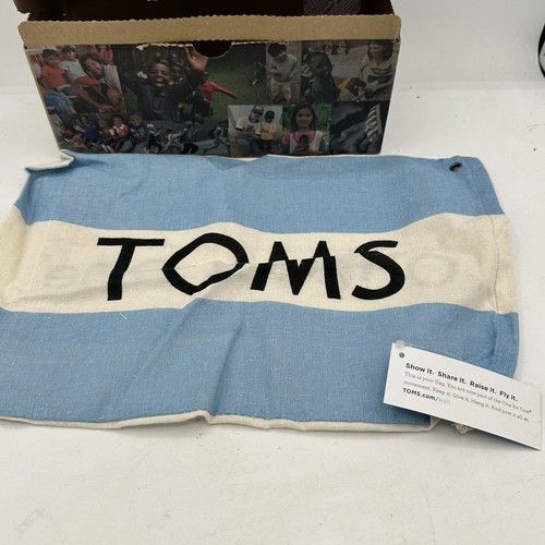 100 % Authentic Tom's Crochet, Color: Navy, Black,Silver,Natura, Size 7 - Picture 8 of 9