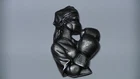 FIGHTING NURSE BOXING NURSE NLM 999 FINE SILVER 2.5 TROY OUNCE RARE HAND POURED