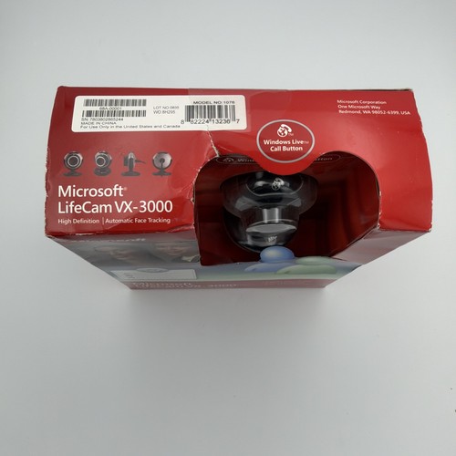 Microsoft LifeCam VX-3000 USB 2.0 Webcam Autofocus Camera – NEW Sealed - Picture 7 of 8