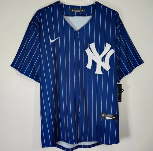 New York Yankees Aaron Judge #99 Blue Flex Baseball Jersey NWT S-3XL