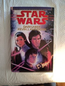 Star Wars Darksaber by Kevin J. Anderson Hardback 1995 Legends Vintage