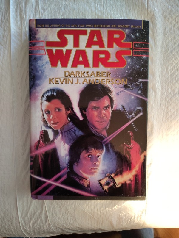 Star Wars Darksaber by Kevin J. Anderson Hardback 1995 Legends Vintage