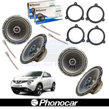 PHONOCAR 66026 2-Way Coaxial Speakers 165mm 60W RMS For NISSAN JUKE