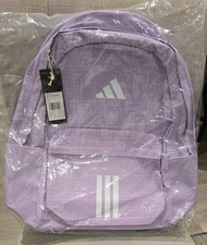 NEW adidas Lavender Purple / Powder Plum / White Light Backpack w/ Padded Straps