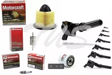 Tune Up Kit 1999-2003 Ford F150 5.4L V8 Ignition Coil DG508 Spark Plug SP479