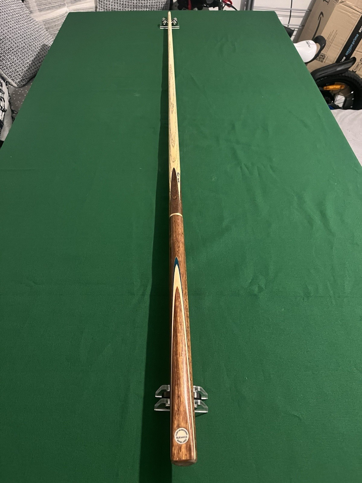 STUNNING - SIGNED BY THE GREATEST Mick Hill Custom 3/4 Snooker/Pool Cue