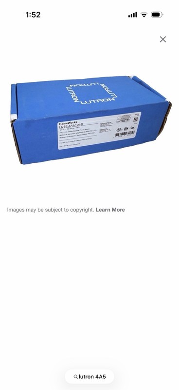 LQSE-4A5-120-D Lutron HomeWorks QS DIN Rail power module