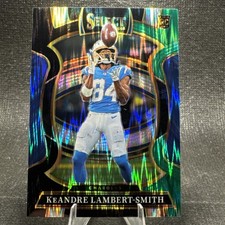 2025 Select - Concourse KeAndre Lambert-Smith #3 Black & Green Shock Prizm (RC)