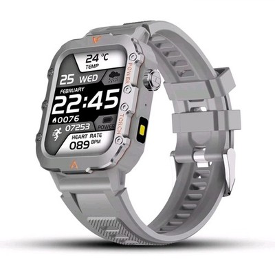 Q11 Laxasfit Smart Watch For Android & For IOS Silver 