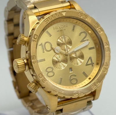 NIXON 51-30 Chrono Gold-Tone Chronograph Men's Watch A083-502 | eBay