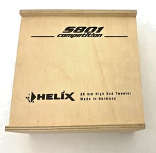 HELIX S801 COMPETITION 1" HIGH END MADE IN GERMANY CAR AUDIO TWEETERS PAIR NEW