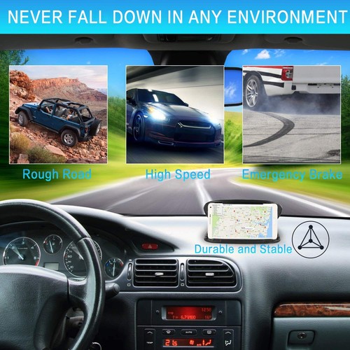 Porta Cellulare da Auto Supporto Smartphone per Auto Antiscivolo per Telefoni da - Foto 2 di 12