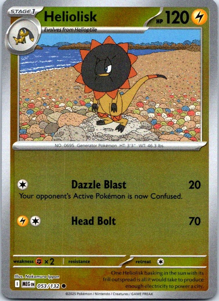 Heliolisk Common ME01: Mega Evolution 053/132 NM