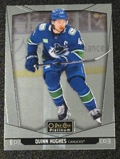 2024-25 O-Pee-Chee Platinum #207 Quinn Hughes Base Set Card Vancouver Canucks