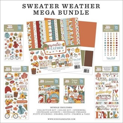 Echo Park Pullover Wetter Papercrafting Mega Konvolut