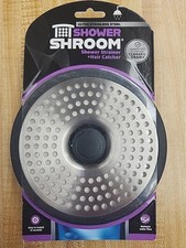 ShowerShroom 1.75 - 3 in. Shower Drain Protector Hair Catcher Stainless Steel