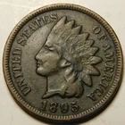 1895 Indian Head Cent Penny VF-Details  "Not Cleaned -Actual Coin Pictured"