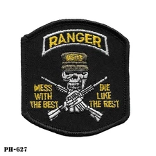 US Army Ranger "Mess with the Best" Patch ~ Special Forces