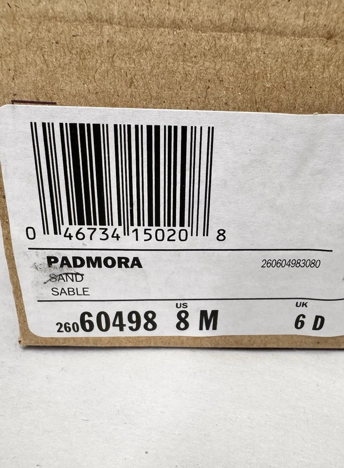 NEW WOMENS CLARKS PADMORA WALLABEE Sand Suede 2 EYE LACE SHOES 8 M - Image 2 of 4