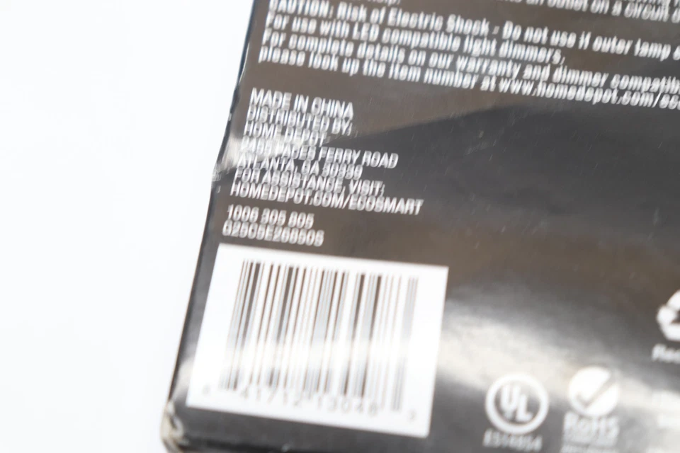 (2-Pk) EcoSmart LED Light Bulb Glass Clear Daylight 5000K 350lm G25 40W 120V - Image 3 of 4