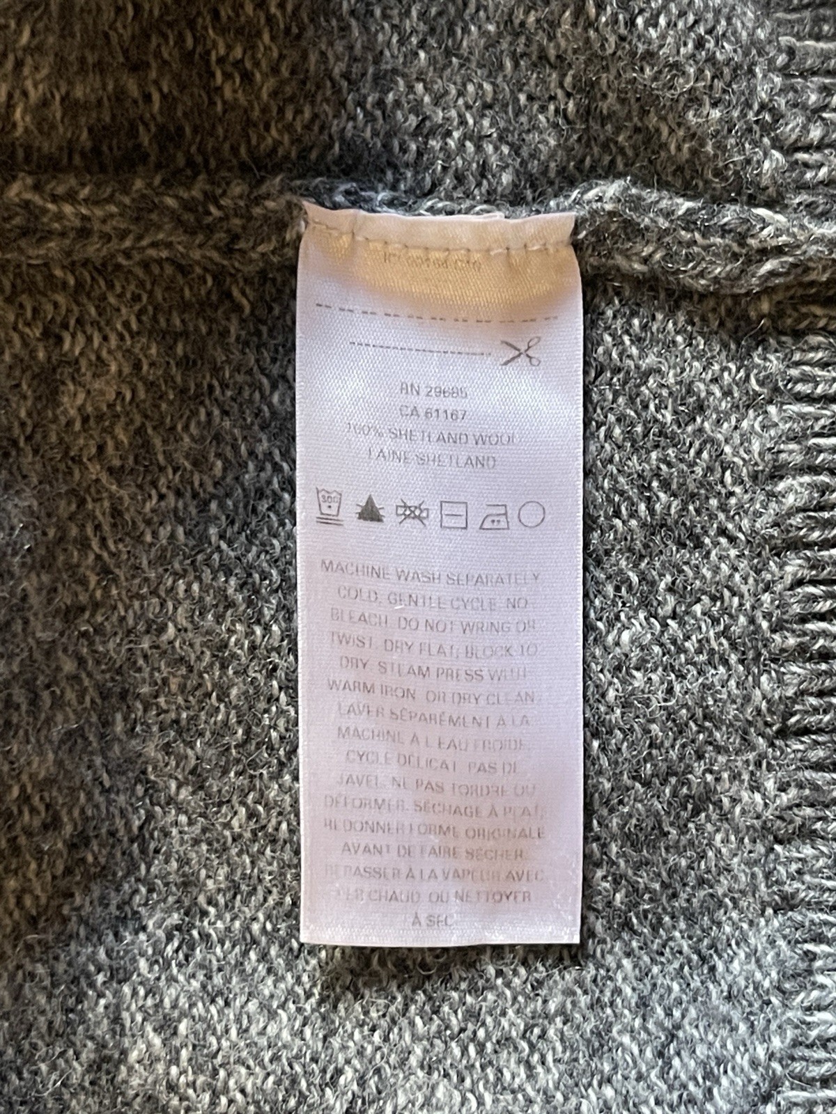 Pendleton women’s Wool Pullover Sweaters Gray Bei… - image 4
