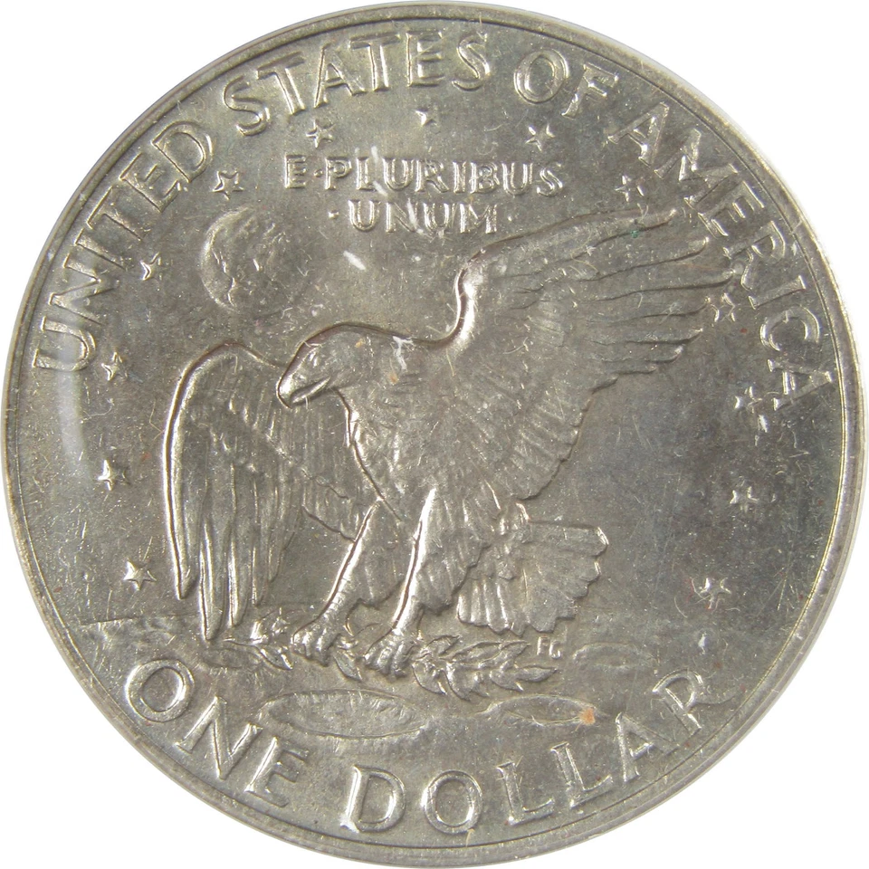 1972 Type 2 Reverse Eisenhower Dollar MS 64 ANACS Clad IKE SKU:I22980 - Image 4 of 4