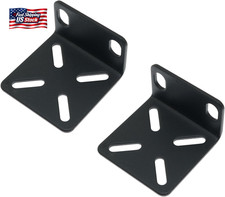 2Pcs Adjustable Rack Ears Rack Mount Kit for 17.3 Inch Wide Switches