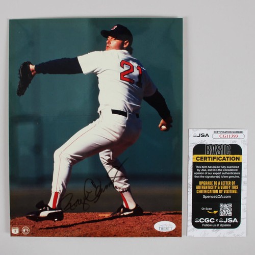 Roger Clemens Signed Photo 8x10 Red Sox - COA JSA - Picture 3 of 3