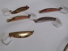 5 USED SIDE-WINDER ACME? & KASTMASTER SPOON LURES VIDEO 1 ¾ INCHES LONG NICE — photo 5