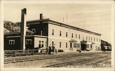 Curry, Alaska AK Curry Hotel & Depot Railroad Original Vintage Real Photo RPPC