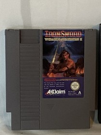 Iron Sword Wizards & Warriors II NES game Boxed With Manual Nintendo