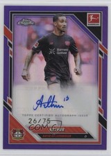 Arthur Chrome Bundesliga 2025/26 Purple Refractor /75 Auto